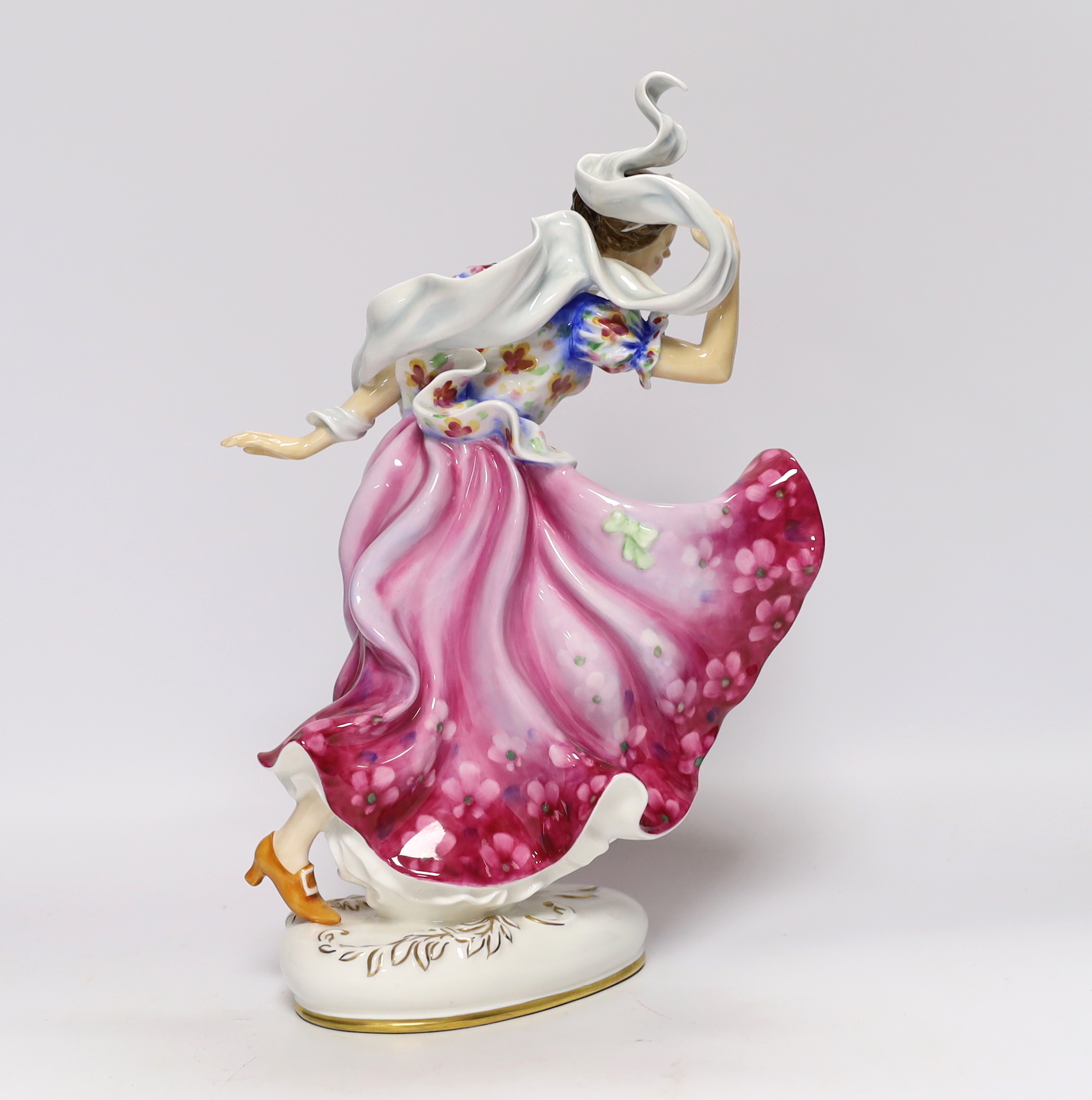 A Royal Doulton figurine 'Columbine' 'HN2738', 32cm high